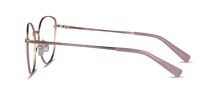 Mandolin Rose Gold Titanium Eyeglass Frames from EyeBuyDirect