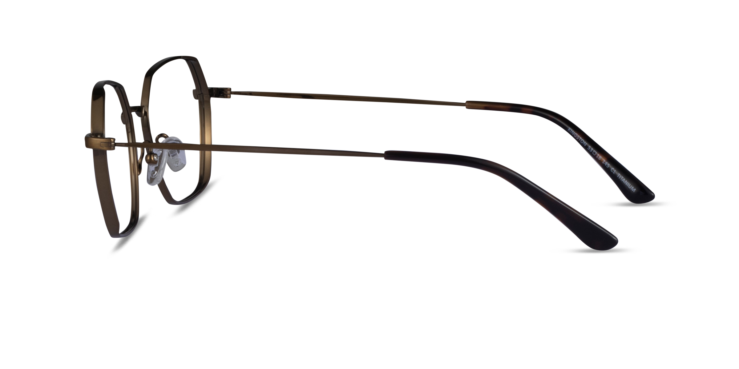 Kingston Geometric Bronze Full Rim Eyeglasses Eyebuydirect