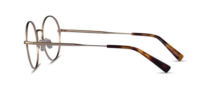 Jonah Doré Titane Montures de lunettes de vue d'EyeBuyDirect