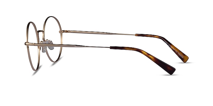 Jonah Gold Titanium Eyeglass Frames from EyeBuyDirect