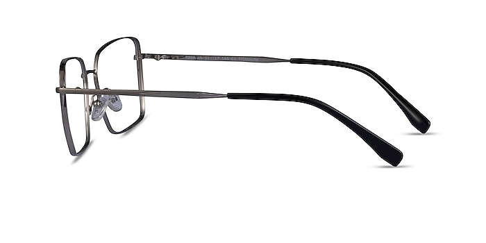 Caspian Silver Titanium Eyeglass Frames from EyeBuyDirect