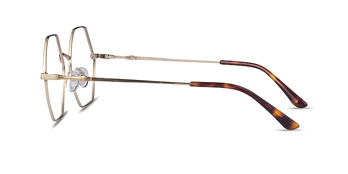 Esto Gold Titanium Eyeglass Frames from EyeBuyDirect
