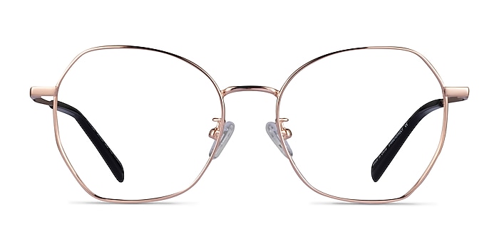 Anissa Or rose Titane Montures de lunettes de vue d'EyeBuyDirect