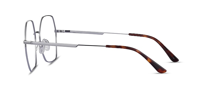 Elixir Argenté Titane Montures de lunettes de vue d'EyeBuyDirect