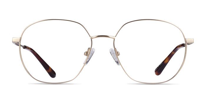 Diana Gold Titanium Eyeglass Frames from EyeBuyDirect