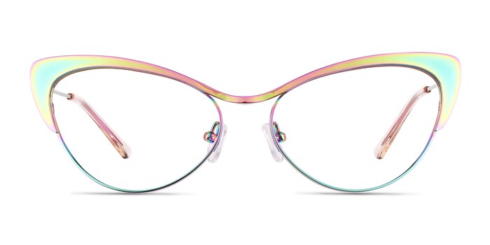 Valerie Arc-en-ciel Titane Montures de lunettes de vue d'EyeBuyDirect