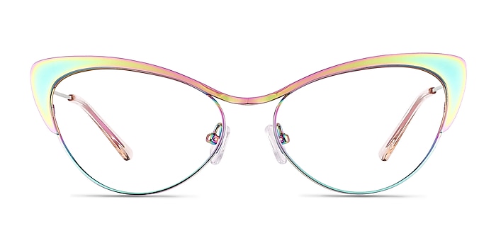 Valerie Arc-en-ciel Titane Montures de lunettes de vue d'EyeBuyDirect