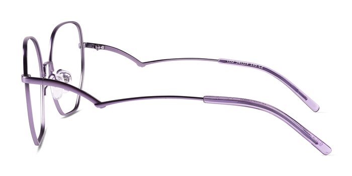 Leo Semi Lavender Titane Montures de lunettes de vue d'EyeBuyDirect