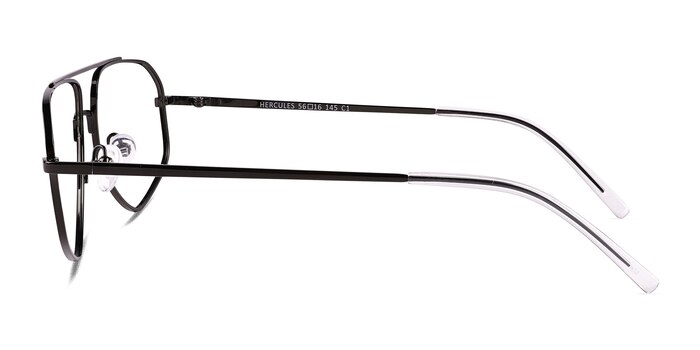 Hercules Shiny Black Titane Montures de lunettes de vue d'EyeBuyDirect