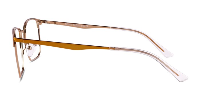 Notus Shiny Gold Titane Montures de lunettes de vue d'EyeBuyDirect