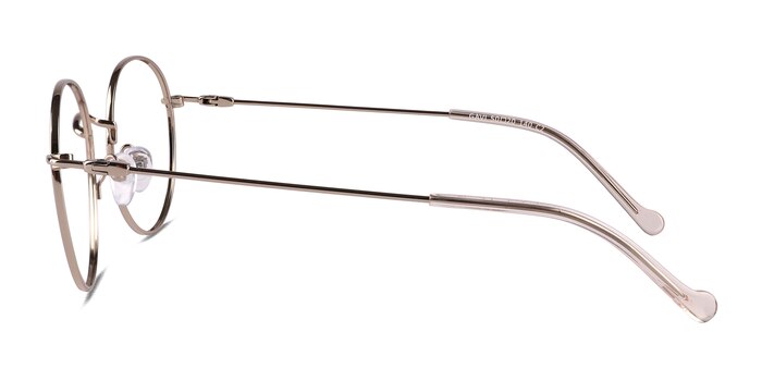 Gavi Shiny Gold Titane Montures de lunettes de vue d'EyeBuyDirect