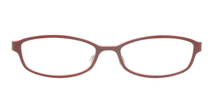 Aleah Burgundy Plastic Eyeglass Frames from EyeBuyDirect