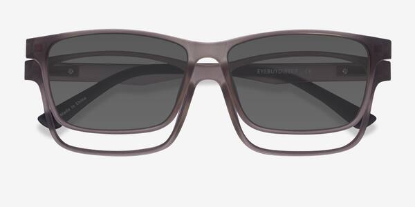 Gray Ascutney Clip-On -  Plastic Eyeglasses