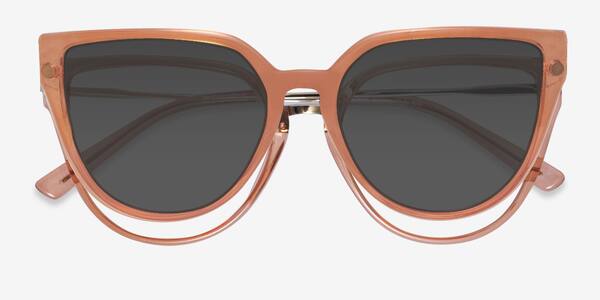 Coral Vive Clip-On -  Metal Eyeglasses