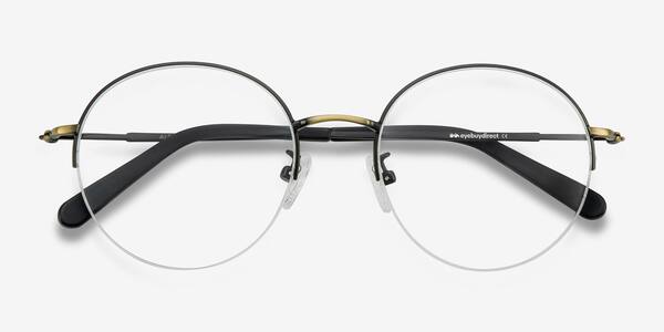 Black Bronze Albee -  Metal Eyeglasses