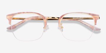 Pink Curie -  Vintage Acetate Eyeglasses