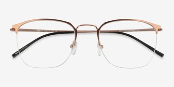 Classic Half Frame Clear Lens Glasses Non Prescription Eyeglasses for Men & for Women
