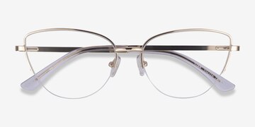 Gold Star -  Vintage Metal Eyeglasses