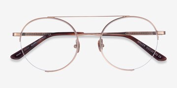 Rose Gold Miller -  Metal Eyeglasses