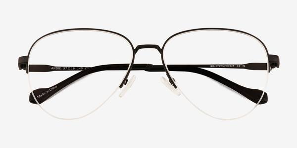 Noir Andie -  Métal Lunettes de vue