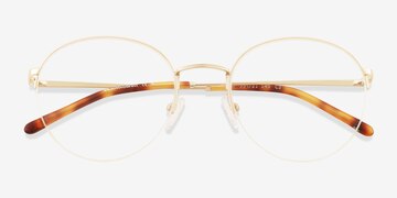 Gold Nico -  Metal Eyeglasses