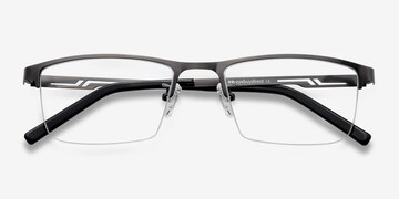 Gunmetal Algorithm -  Lightweight Metal Eyeglasses