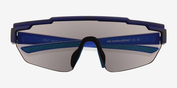 Blue Bolt -  Plastic Sunglasses