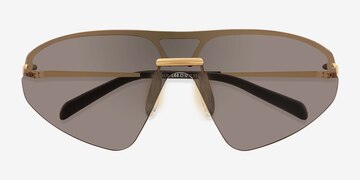 Gold Strider -  Metal Sunglasses