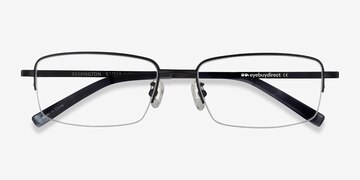 Noir Remington -  Légèreté Titanium Lunettes de vue