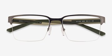 Matte Gunmetal Armani Exchange AX1075 -  Metal Eyeglasses