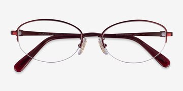 Satin Burgundy Coach HC5207TD -  Titanium Eyeglasses