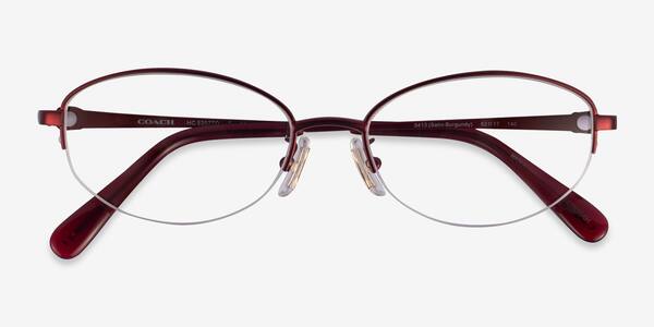 Satin Burgundy Coach HC5207TD -  Titanium Lunettes de vue