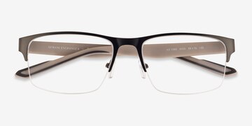 Matte Gunmetal Armani Exchange AX1068 -  Metal Eyeglasses