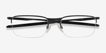 Matte Black Oakley Barrelhouse 0.5 -  Metal Eyeglasses