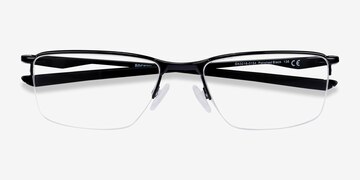 Polished Black Oakley Socket 5.5 -  Metal Eyeglasses