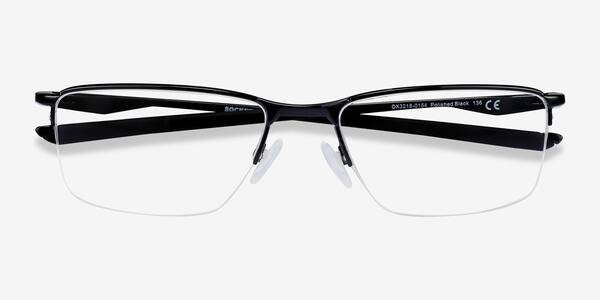 Polished Black Oakley Socket 5.5 -  Metal Eyeglasses