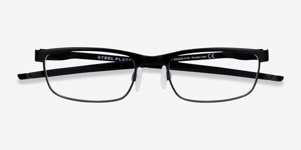 Powder Coal Oakley Steel Plate -  Metal Eyeglasses
