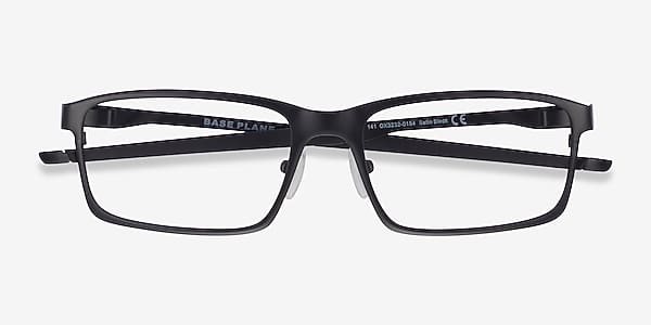 Satin Black Oakley Base Plane - Metal Eyeglasses Satin Black Oakley Base Plane - Metal Eyeglasses