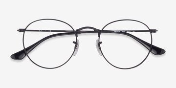 Black Ray-Ban RB3447V -  Lightweight Metal Eyeglasses