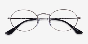 Gunmetal Ray-Ban RB3547V -  Lightweight Metal Eyeglasses