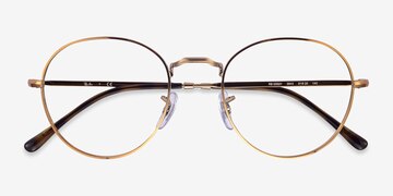 Bronze Copper Ray-Ban RB3582V -  Lightweight Metal Eyeglasses