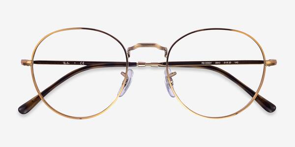 Bronze Copper Ray-Ban RB3582V -  Metal Eyeglasses