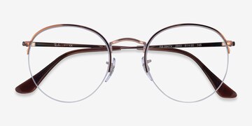 Bronze Copper Ray-Ban RB3947V -  Metal Eyeglasses