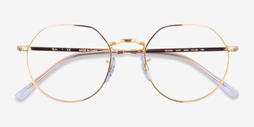 Gold Ray-Ban RB6465 Jack -  Metal Eyeglasses