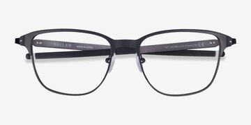 Matte Black Oakley Seller -  Metal Eyeglasses