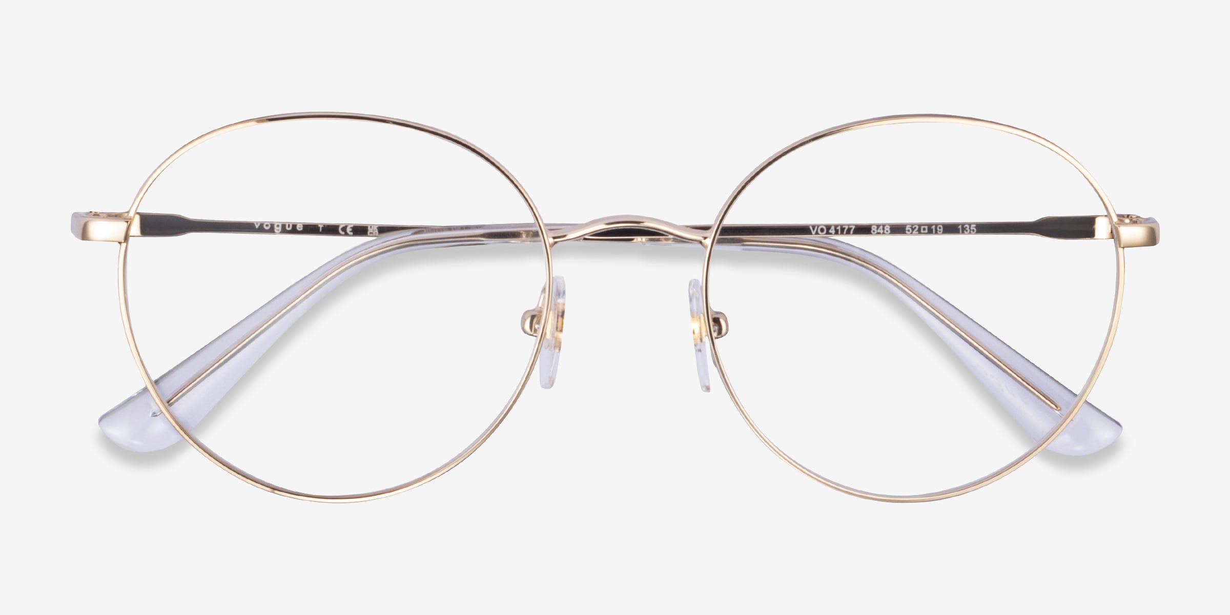 Vogue best sale rimless frames