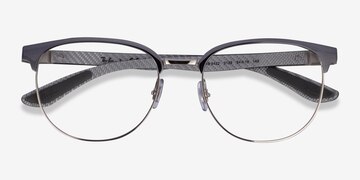 Gray Silver Ray-Ban RB8422 -  Metal Eyeglasses