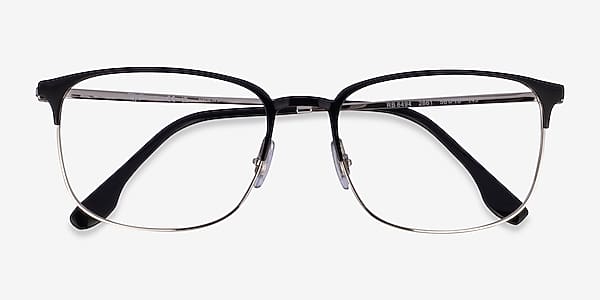 Black Silver Ray-Ban RB6494 - Metal Eyeglasses Black Silver Ray-Ban RB6494 - Metal Eyeglasses