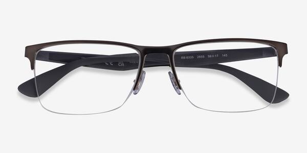 Matte Gunmetal Ray-Ban RB6335 -  Métal Lunettes de vue