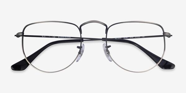 Matte Antique Gunmetal Ray-Ban RB3958V Elon -  Métal Lunettes de vue